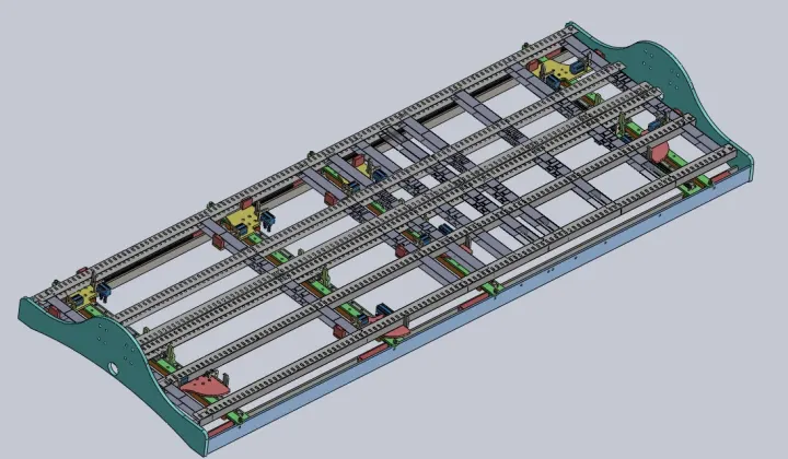 Projeto 3D em CAD de gabarito de solda