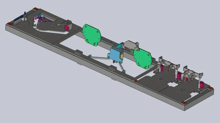 Projeto 3D em CAD de gabarito de solda
